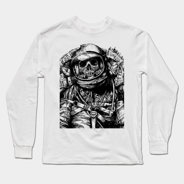 Dead Astronaut Long Sleeve T-Shirt by carbine